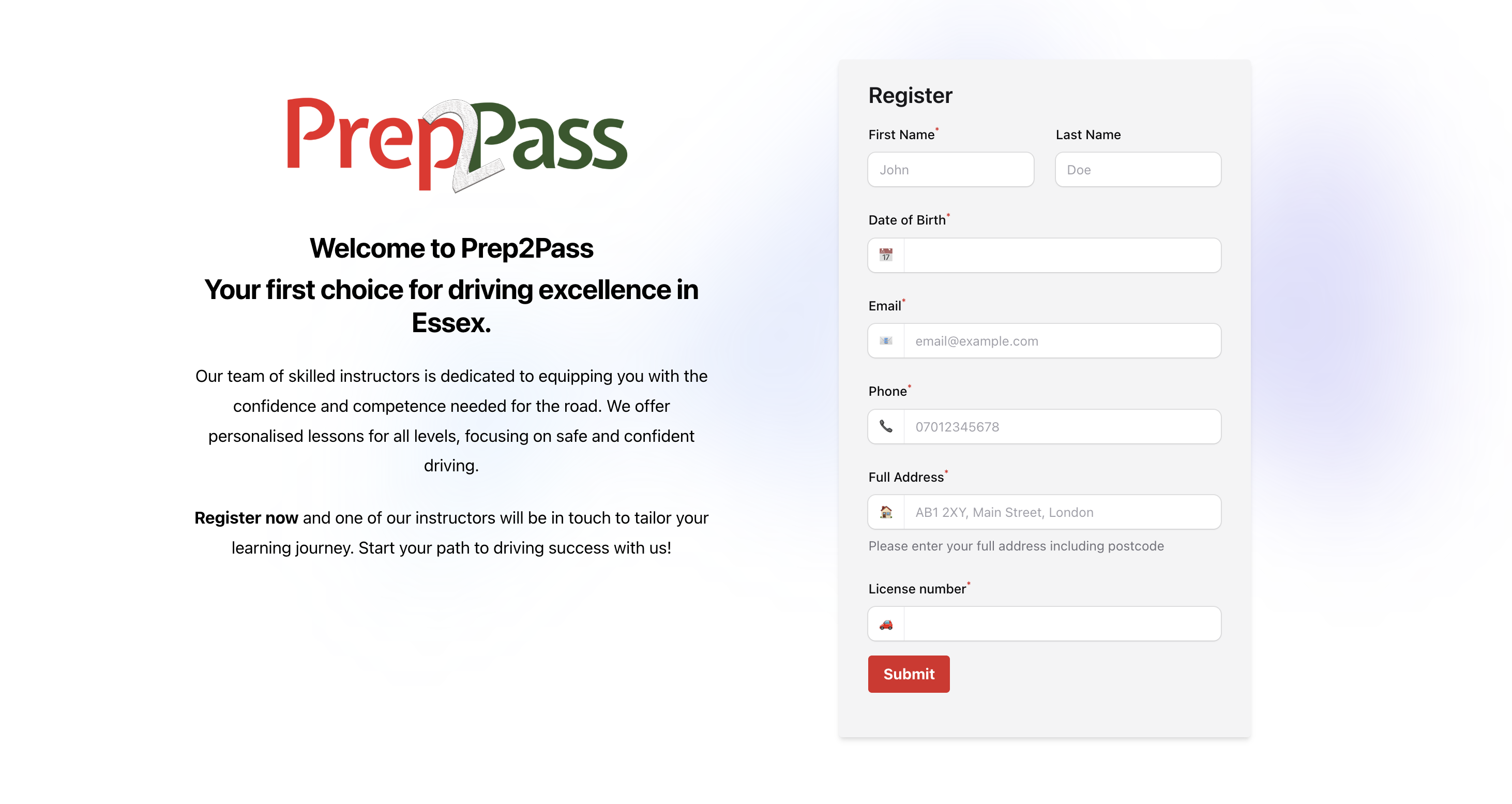 Prep2Pass Driving School